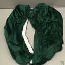 H.VERSAILTEX Modern Velvet Plush 4 Piece High Stretch Sofa Slipcover Sofa Cover Furniture Protector Form Fit Thick Velvet Sofa Cover for 3 Cushion Couch Width Up to 90 Inch (Sofa,Vintage Green)