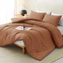 Wonderful 3 Pieces fluffy comforter Bedding Set For All Season