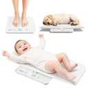 Baby Scale, Multifunctional Baby Weight Scale, Pet Scale for Puppy, Cat, Adult Scale Up to 330lbs, Accurate Digital Scale with Hold Function, 23-inch Height Measurement, 5 Units, LCD Screen