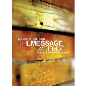 The Message//REMIX (Hardcover, Wood): The Bible in Contemporary Language