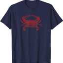 Red Crab Tee T-Shirt for Female, XL