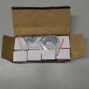 8 Pack Champagne Crystal Cabinet Knobs, Gold Cabinet Glass Knobs for Dresser Drawers Brass Furniture Hardware Pulls (Oval)