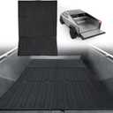Truck Bed Mat for 2023 2024 2025 Tesla Cybertruck All Weather Protection Waterproof Custom Fit TPE Cargo Liner Floor Mats Truck Bed Liners Cyber Truck Accessories