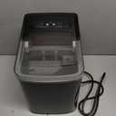 Frigidaire Countertop Portable, 26 lb per Day Bullet Ice Maker Machine (Black Stainless Steel)