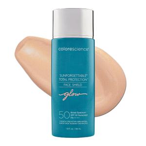 Colorescience Sunforgettable Total Protection Face Shield Glow or Bronze SPF 50, Glow, 1.8 Fl Oz