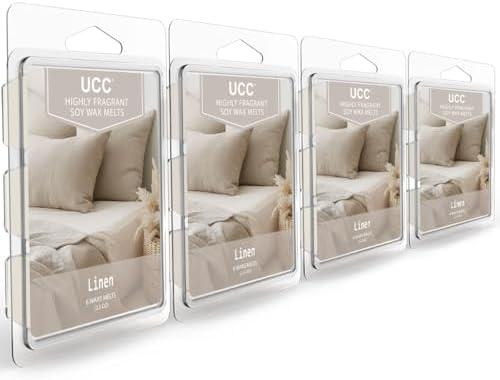 UCC Plant Based Natural Wax Melts, Long Lasting Premium Soy Scented Melts Cubes, Wax Melts Tarts, Colored Wax Melt 3 Pack