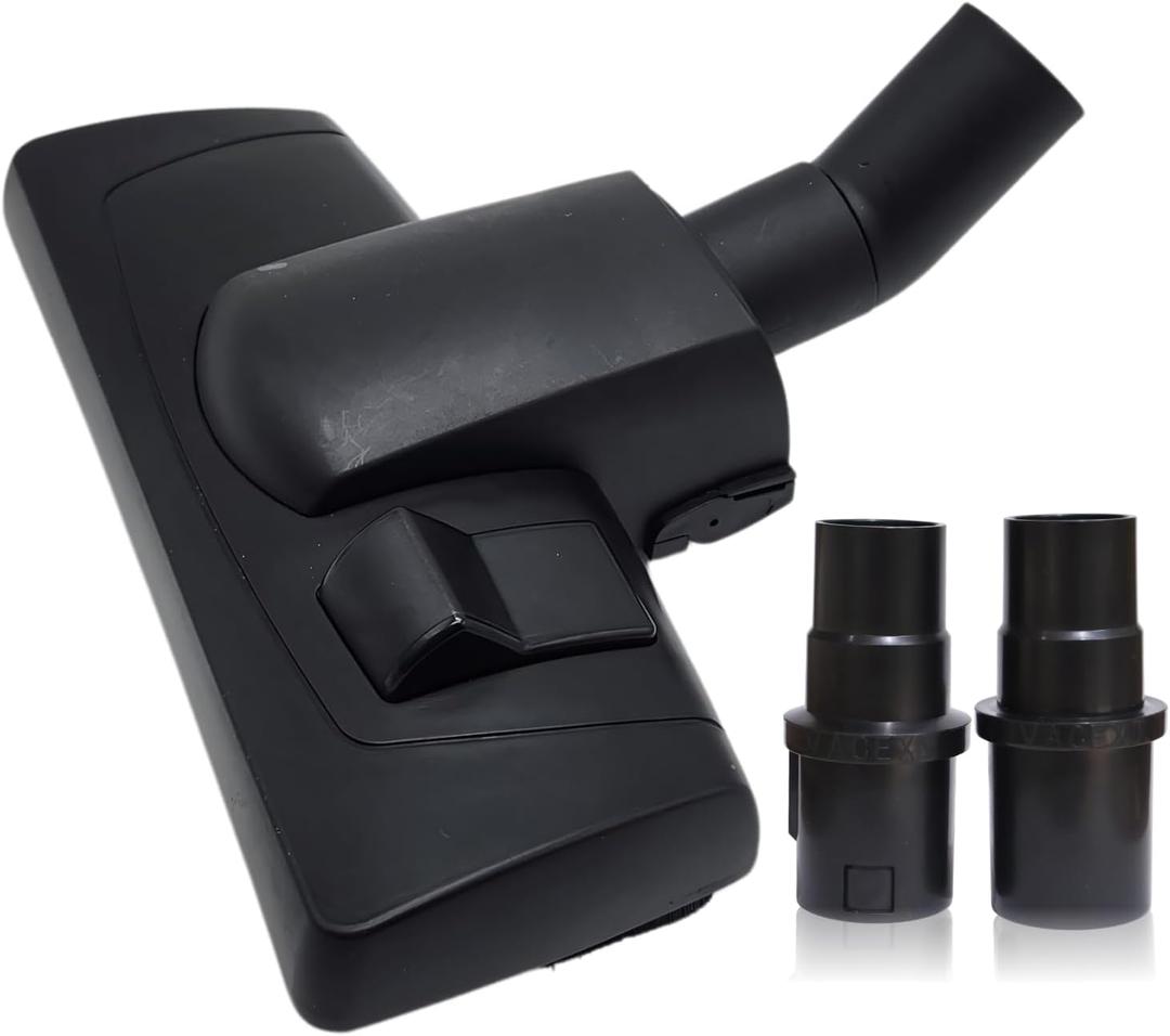Replacement Vacuum Head Compatible with Shark & Miele Vacuum Cleaners| Works on Low-Pile Carpets,Rugs & All Smooth Floors | 35MM Vacuum Floor Brush and Carpet Attachment | Hardwood Floor Attachment