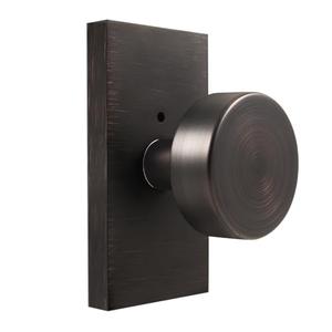 HIEMEY Oil Rubbed Bronze Door Knobs Interior with Lock, Privacy Vintage Door Knobs Oil Rubbed Bronze Door Handles for Bathroom Bedroom Round