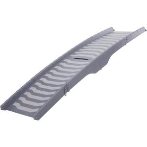 TRIXIE 59-in Pet Ramp for Small to Medium Dogs up to 55 lbs, Foldable and Lightweight Easy to Store (Gray)