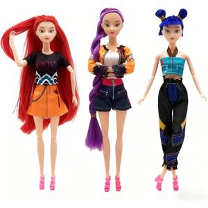 2026 New Singer Fashion Dolls,11.5'' Girl Group Fashion Doll for Kids,Articulated Fashion Doll Set,Great Gift Idea for Girls Fans (3Pcs)