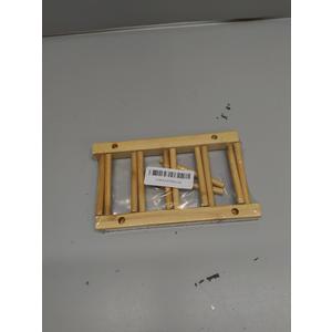 Wood Dishes Drying Rack Counter Plate Bakeware Storage Holder Pot Lid Organizer Cutting Boards Holder Stand Reusable Cabinet Containers 5 Slots