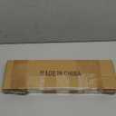 Onlysky Adhesive Bathroom Shelves, Acrylic Floating Bathroom Shelves, Rental Friendly Wall Shelf No Drill(Grey, 15.7 Inches)