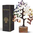 Seven Chakra Tree Of Life Crystal Tree, Crystals And Healing Stones, Birthday Gifts For Women, Healing Crystals And Stones Feng Shui Decor, Crystal Decor For Home Office, House Warming Gifts New Home