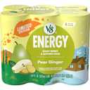 V8 Energy Pear Ginger Energy Drink, 8 fl oz Can (6 Pack) (EXP 09/02/26)
