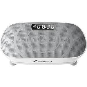 MERACH Vibration Plate Exercise Machine, Whole Body Workout Equipment for Women, Bluetooth and Silicone Pedal, Vibration Plate with Auto Mode, Vibrate Fitness Platform for Home (Grey)