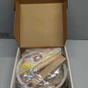 Superbaking Sourdough Starter Kit, 9" Round Banneton Bread Proofing Basket Set, Sourdough Bread Baking Supplies, Sourdough Tools with Silicone Bread Sling, Bread Making Tools, Baking Gifts