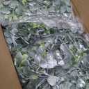 4 Pack Artificial Eucalyptus Garland, 5.5ft Faux Eucalyptus Vines with Lifelike Silver Dollar Leaves, Handmade Greenery Garland for Wedding Arch Decor, Table Runner, Home Party Backdrop