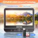 ARAFUNA 10.5" Portable DVD Player for Car with 1080P Full HD HDMI Input, Car DVD Player Dual Screen with Mounting Bracket, Headrest DVD Player Support Last Memory, USB/SD Card
