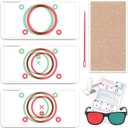 Vision Training Convergence & Divergence Kit  6 Red Green Variable Fusion Cards with Red Green Glasses, Pointer and Stand  Binocular Exercise & Stereopsis Practice for Home Use