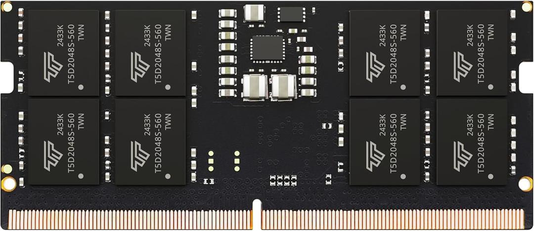 Timetec Premium 16GB DDR5 5600MHz PC5-44800 Unbuffered Non-ECC 1.1V CL46 1Rx8 Single Rank 262Pin SODIMM Laptop Memory RAM Upgrade