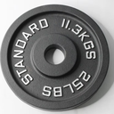 Standard Weight Barbell with 25lb Weight 11.3 Kgs Plates Set - Gym Fitness Essentials
