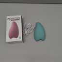 Momcozy Warming Lactation Massager 2-in-1, Soft Breast Massager for Breastfeeding, Heat + Vibration Adjustable for Clogged Ducts, Improve Milk Flow, Blue-Green