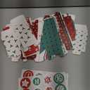 KESOTE DIY Empty Advent Calendar, 24 Cardboard Treasure Boxes with 1-24 Number Stickers Christmas Countdown Calendar for Xmas Holiday Decor (Red)