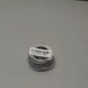 uxcell 16.4 Feet/5 Meter Stainless Steel Curb Chain, 0.8mm Cuban Link Chain, Paper Clip Twisted Links Cross Cable Chains for DIY Jewelry Making Supplies, Silver