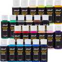 Artkey Acrylic Paint Set, 24 Colors 2 oz/59 ml Acrylic Paint Kit for Professional Artists & Beginners  Craft & Art Supplies for Canvas, Wood, Fabric, Rock, Leather, Ceramic, Glass, Easter Egg