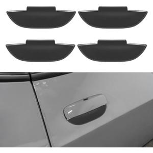 Door Handle Cover Trim Bowl Fit for 2011-2025 Dodge Charger Accessories, Matte Black Car Door Bowl Scratch Protector Cover Guard for Dodge Charger Exterior Accessories 4PCS