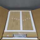 66in Tall Bookshelf 6-Tier Small Narrow Bookcase, Skinny Book Shelf for Small Space, Farmhouse Slim Shelf with Storage, Wood Freestanding Display Thin Bookshelves for Living Room, Natural