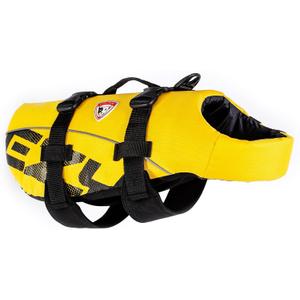 Ezydog DFD Dog Life Jacket - Adjustable Swimming Safety Vest with Reflective Trim & Durable Grab Handle - 50% More Flotation Material - X-Large, Yellow