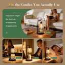 Candle Warmer Lamp with Timer Dimmer, Adjustable Height Wax Melt Warmer for Jar Candles, Housewarming Gift, Birthday Mother's Day Valentines Gifts for Women Mom Sister Wife Bedroom New Home Room Decor