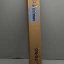 LUCKUP Cordless Bamboo Roman Blinds Shades for Indoor Windows-Blackout Room Darkening Roman Blinds with 6" Valance Cover Enhanced Privacy, 38" W x 64" H