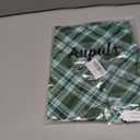 Auplus Womens Mini Skirt Basic Elastic Waist Casual Short Summer Skirts (Green, XXXL)