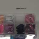 FANDAMEI Press on Nails, 24 Colors 576PCS Press on Nails Almond, Matte Glossy Fake Nails Short Almond, Glitter Fake Nails, Press on Nails French Tip Natural for Nail Art