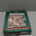 Kurt Adler 20-Light Gold Rattan Star Treetop