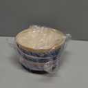 [8 Pack] Cat Dishes Whisker Friendly, Shallow Wide Pet Food and Water Bowl, Durable Wheat Straw Cat Bowls for Indoor Outdoor Cats