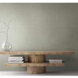York Wallcoverings PSW1182RL Laguna Abaca Grey Premium Peel and Stick Wallpaper (Gray)