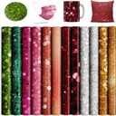 Sublimation Transfer Sheets for Heat Press Machine,12x12 Inch Blue Black Green Purple Sublimation Transfer Paper for Heat Press Machine, 10 Sheets (Glitter-3)