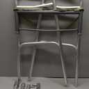 Two-Button Folding Walkers Without Wheels, 300 lbs Weight Capacity - Robust & Adjustable Mobility Aid for Elderly and Disabled Individuals