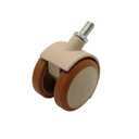 2" Stem Casters Replacement Casters 4Pcs Threaded Swivel Furniture Caster Wheels with Brakes 90Lbs (M6-1.0x15mm)