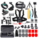 60 in 1 Camera Accessories Kit Compatible with GoPro Hero 13 12 11 10 9 8 7 6 /Session 5/Hero 4/3+/3/2/1, Insta360, DJI Osmo Action, AKASO, APEMAN, Campark, SJCAM