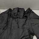 Mens Rain Jacket Raincoat Windbreaker Running Waterproof Lightweight Packable with Hood Travel Hiking Cycling.XXL