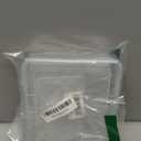 7 Pack Mixed Sizes Rectangular Mini Plastic Containers Clear Plastic Storage Boxes with Hinged Lids Empty Beads Organizers for Small Items Art Craft Jewelry Projects