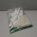 StangH 100% Blackout Linen Roman Shade for Doors, Beige Cordless Lightweight French Door Shade with Magnetic Lift, Easy Install Farmhouse Blind for Living Dining Room, W 26 x L 64, 1 Panel