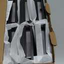 Solar Post Cap Lights Outdoor 6 Packs, Waterproof Solar Powered Deck Post lights for 4x4 4.5x4.5 5x5 Wooden/Vinyl, Black Fence Lights with 16LEDs Warm White/Cool White for Outdoor Decoration