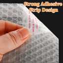 DAJAVE 300 Pack 4x6 Inch Bubble Out Bags Pouches, Clear Bubble Protective Wrap Bags, Bubble Double Walled Cushioning Pouch, Cushioning Packaging Bag for Small Business Moving Shipping Storage