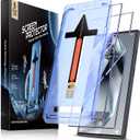 MAGIC JOHN 2 Pack for Samsung Galaxy S24 Ultra Tempered Glass Screen Protector, Auto Dust-Elimination Installation, Bubble Free, HD Clear, Easy Installation