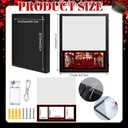 Seenelling 17 x 21 Large Graduation Shadow Box Frame for Cap Gown Class of 2026 Picture Frame Graduation Shadow Box Grad Display Case with LED Lights Grad Gifts for Diploma Stole Cords Memory Keepsake